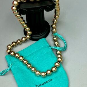 16.25 " Tiffany & Co. Graduated Ball Bead Necklace